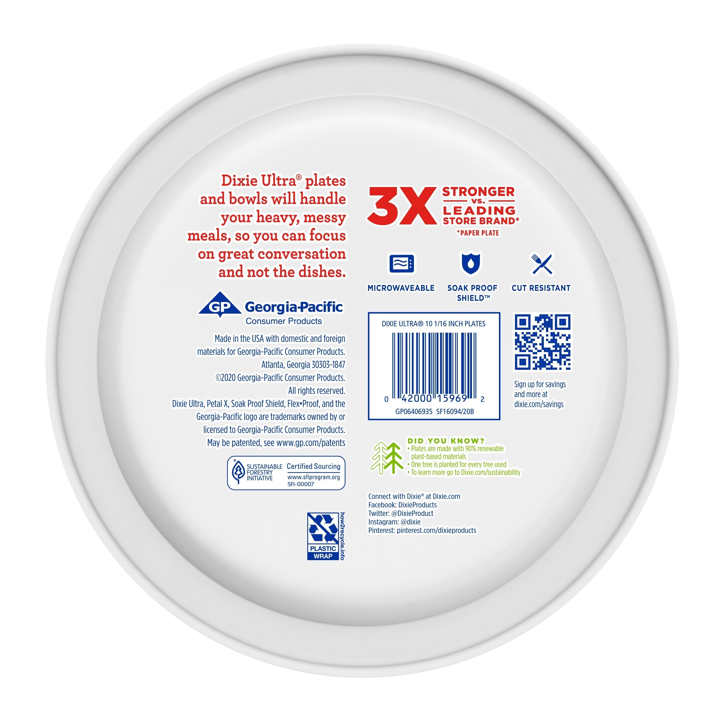 Dixie Ultra Disposable Paper Plates, Multicolor, 10 in, 100 Count - Dixie - Nimbus Distributors - wholesale and distributors in United States Dixie Ultra Disposable Paper Plates, Multicolor, 10 in, 100 Count - Dixie - Nimbus Distributors - wholesale and distributors in United States